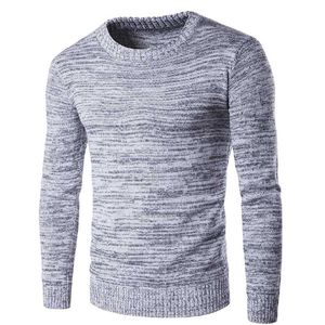 Suéteres masculinos de tricô masculino suéter de suéter casual manga longa lã lã slim plus size cinza homens 2xlmen's