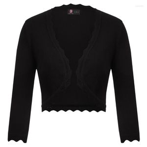 Giacche da donna 2022 Cappotto da donna Inverno Casual Allentato Manica a 3/4 Autunno Punto aperto Giacca corta tinta unita Giacca a vento slim fit