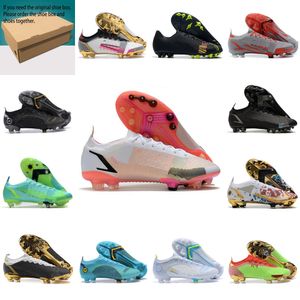 Top Quality Soccer Shoes Ronaldo CR7 Mercurial Vapores 14 XIV Elite SG Pro Anti Clog Cleats Outdoor Superfly 8 VIII CR110 Neymar ACC