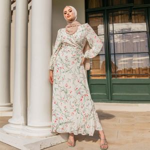 Ramadan Eid Mubarak Dubai Abaya Saudiarabiska långa klänningar för kvinnor Robe Longue Femme Kaftan Turkiet Muslim Hijab Dress