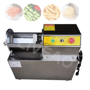 Commercial Kitchen French Fries Machine Electric Potato Cucumber Strip Cutter Multifunctional Food Vegetable Slicer