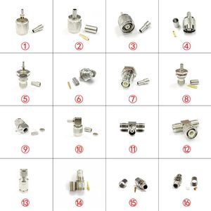 Andra belysningstillbehör TNC MANA PLUG KVINNA JACK RF COAX CONNECTOR ADAPTER FÖR RG316 RG58 RG142 RG213 Kabel Nickelplaterad grossist WIFIO