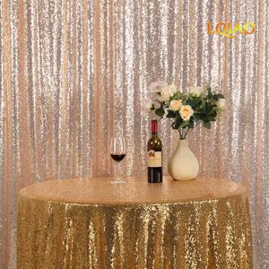 Zasłony zasłony 8x10 stóp Złote Gold cekinowe tło Baby Shower/Dance Team Pography Tło na przyjęcie urodzinowe