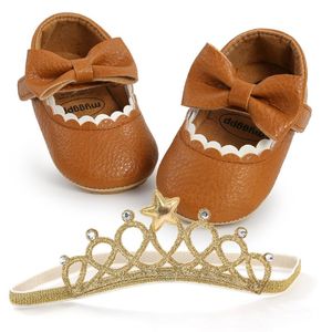 Athletic Outdoor Babyschuhe Mädchen Crown Casual Soft First Walking Princess für 0-18 Monate 2022Athletic AthleticAthletic