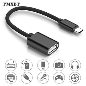 Typ C till USB OTG Adapterkabelomvandlare för Xiaomi Redmi Samsung Mobiltelefon Printer Stick Data Connector