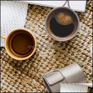 Mugs Beer Mug Pure Titanium Coffee Single Wall Kitchen Drinkware Foldable Handle Cam Cookware 300Ml 50G Drop Delivery 202 Carshop2006 Dhydu