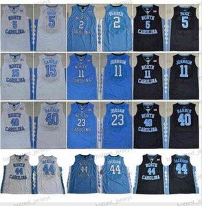 NCAA North Carolina Tar Heels Michael Jerseys College 5 Nassir Little Carter 32 Luke Maye Barnes Vince UNC blue Black White Top Quality Bask