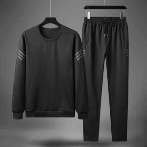 Pria Untuk Musim Gugur Olahraga Pria Set O-Leher Lengan Panjang Jogging Pakaian Latihan Yg Hangat Chandal Hombre Completo Marca T220819