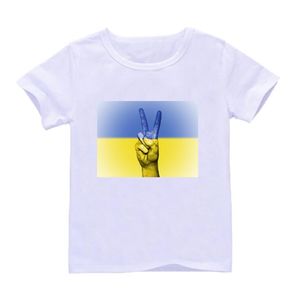 Nowa urocza Ukraina Love T Shirt Ukrainy Słoneflower Art T-shirt HARAJUKU Kids Tshirt Little Boys Girl