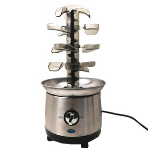 PEKIMAMEI komercyjny czekoladowy fontanna maszyna czekoladowa stopiona z ogrzewaniem kawiarni fondue hotel topne urządzenie wodospadowe