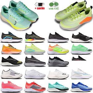 Tasarımcı Zoom Fly Örgü Streakfly Proto Koşu Ayakkabı Erkekleri Kadın Maraton Zooms Nefes Gerçek Siyah Yeşil Flash Fotoğraf Toz Turuncu Atletik Spor ayakkabıları kutu