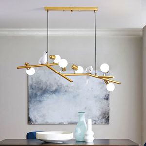 Pendant Lamps Gold Bird Cage Lamp Living Room Bedroom Origami Light Kitchen Dining Paper House Hanging Lighting FixturesPendant