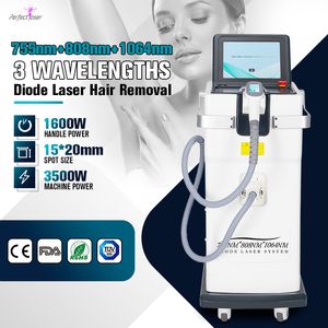 FDA approved 808nm diode laser sapphire hair removal machine 3 wavelengths 755 808 1064nm beauty equipment 2 years warranty