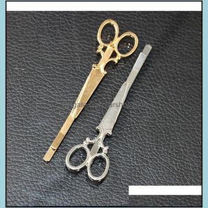 H￥rklipp Barrettes SCISSORS Klipp Nice Women Lady Girls Hairpin Decorations Accessories Smycken Chic Form Drop Deliver CARSHOP2006 DHQ81