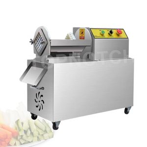 Cozinha Tiras de batata elétrica Cutter Fries Machine Small Carrot Stick Cutting Maker