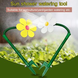 Sprinkler Funny Dancing Sun Flower Yard Sprinklers For Watering And Kids Playing Garden Decoration