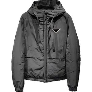 Jaqueta masculina de design, casaco de homem inchado, top grosso, blusão de inverno M-4XL
