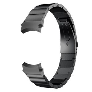 För Samsung Galaxy Watch 4 5 Band 40mm 44mm/Galaxy Watch 4 Classic 46mm 42mm/5 Pro 45mm No Gaps Strap rostfritt stål armband 220819
