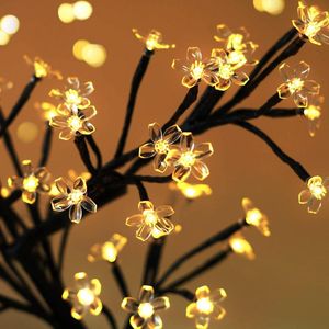 Saiten 24/36/48 Leds Kirschblüte Dekorative Baum Lichter Schreibtisch Lampe Für Home Festival Party Hochzeit WeihnachtenLED LED