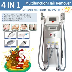 2022 Multifunction Machine Radio Frequency Face Lift Tattoo Hair Removal Elight Opt hr Rf Nd Yag Laser 360 Magnetic Equipment392