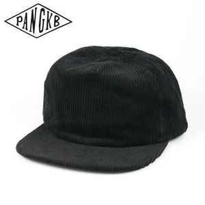 PANGKB Marke Solide CAP schwarz cord im freien warm halten hip hop hut erwachsenen beiläufigen sonne baseball kappe knochen gorras 220819