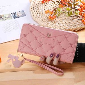 HBP Women's Wallet Women's Long New Simple Fashion Single Zipper Large Capacity Hand Bag Wallet Mobile Bag Fashion 220815