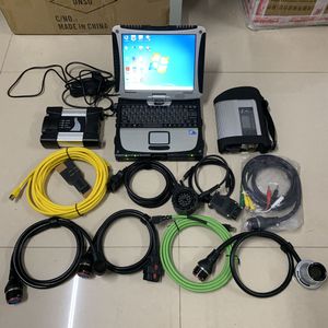 Auto Diagnostic Tools for BMW Icom next MB star C4 SD connect 4 wifi compact and cables 1TB SSD Latest So/ft-ware Used laptop CF19 4G 2in1 Professional Code Scanner