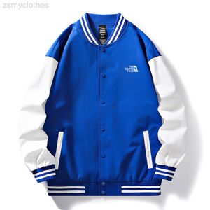 Men's Fashion Brand Classic Jacket Outdoor Sports High Quality Cotton Loose Baseball Jacket