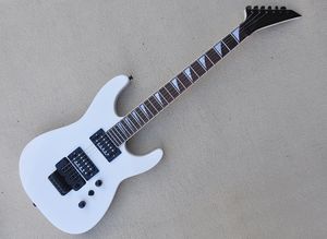 Chitarra elettrica bianca con floyd rose rosewood tastiera 6 corde 7 corde disponibili