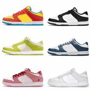 Wholesale styling new shoes for girls resale online - 2022 Classic SB Low Running Shoes DuNKES Bart Simpson Paisley UNC World Champ Women Men Barber Shop Union Sports Black White Green Cherry Sun Club Trainer Sneakers S20