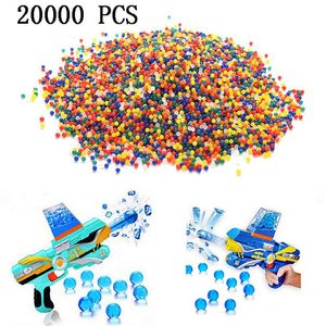 20000 pc s kleurrijke zachte kristalbom waterbal paintball kogel speelgoed slabbibgulous luchtdart pistool accessoires235f
