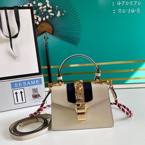 7A Designer Sylvie Torba na ramię najwyższej jakości TOTE Crossbody TOTE Kości słoniowej Blue Red Hase Hase Fashion Torby Bags Cross Body Torebka torebka Hobo 470270