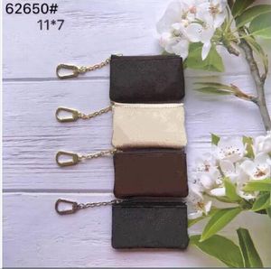6 pecs/lot 5 colors KEY POUCH Coin Purses Damier leather holds classical women men holder small Zipper mini Wallets France style Wallet men lady Credit Card