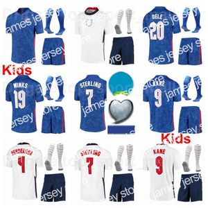 24 bambini Harry Kane Youth Soccer Jersey Europa Cup Cups Set Sterling Rashford Sancho Stones strizza l'occhio Kit Football Mount Chilwell Trippier