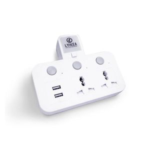 Soquetes De Tomada Branca Com USB venda por atacado-Creative Smart White White Multicanal Mandato