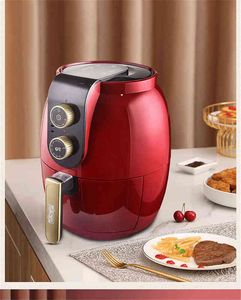 Automatic Air fryer Intelligent Electric potato chipper 220v household multi-functional Oven no smoke Oil Cooking appliances T220822