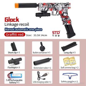 34CM toy gun with magazine soft rebound pistol foam toy model