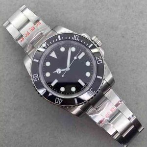 Мужские часы Rollexs часы Date Gmt DATE роскошные мужские серии 114060 40 мм керамика классический черный SUB автоматический механизм мужские сапфир X