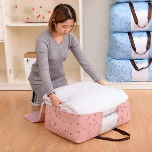 Quilt Non Woven Aufbewahrungstasche Faltbare Kleidung Decke Quilt Pullover Organizer M/L/XL Quilt Tasche Halter C0819