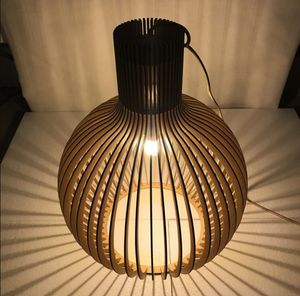 Nowoczesne drewniane ptaki lampy lampy lampy nordyckie drewniane lampy LED wiszące światła restauracyjne Dekoracja do jadalni meble