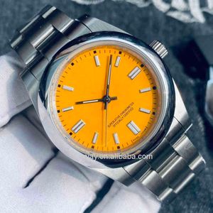 Rolesx Uxury Watch Data GMT Luxury Men Watches Ostra Perpetua Automatyczne mechaniczne szafir czarny żółty stal ze stali nierdzewnej prosta męska zegarek męski