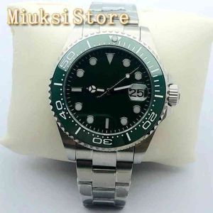 Rolesx Uxury Watch Date Gmt Olex Bliger 43mm Top Luxury Classic Watch Sapphire Glass Ceramic Green Blue Dial NH35 MENS'S