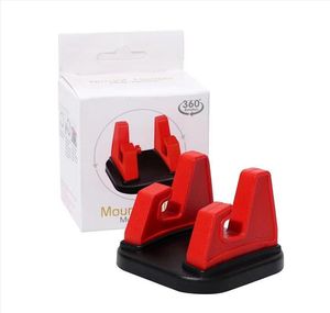 360 graders roterande biltelefoninnehavare Anti Slip Silicone Mobiltelefonstativ MOMBER GPS Support för Xiaomi Huawei Auto -tillbehör