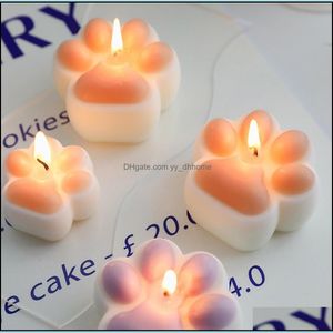 Candela profumata 4,5 cm Candele artiglio di gatto Aromaterapia Matrimonio fatto a mano Decorazione domestica Po Puntelli Ornamenti Consegna goccia 2021 Ga Yydhhome Dhm1M