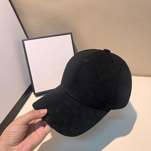 Cappello classico di alta qualità nero marrone rosa bianco Tela di carattere con cappelli da baseball da uomo alla moda da donna