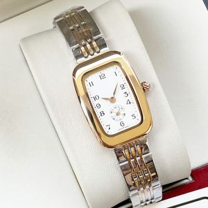 Fashion Women's Watch 26 مم حركة الكوارتز 316L حزام الحزام المصمم المصمم الفاخر Montre Luxe Square Orologio