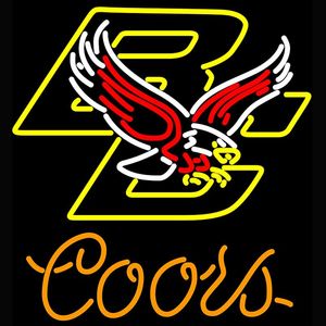 Wholesale coors light neon for sale - Group buy Coors Boston College Golden Eagles Neon Sign LED Wall Light Visual Artwork Bar Lamp Home Room Shop Decor257R