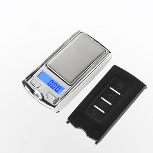 Bilancia elettronica portatile con chiave per auto 0,01 g Mini bilancia tascabile Bilancia da 200 g per gioielli Scala micro grammo all'ingrosso