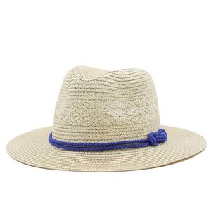 Солнцезащитные шляпы для женщин ленточная лента мужчина широкая шляпа шляпа солома летняя Панама Формальная вечеринка на открытом воздухе для пикника шляпа Сомбрерос де Мухер