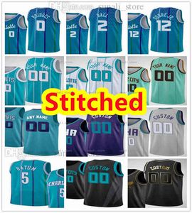 Stitched Basketball Jersey Kelly 12 Oubre Jr. 5 Bouknight Gordon 20 Hayward Terry 3 Rozier III Lamelo 2 Ball Miles 0 Bridges Mason Plumlee C C